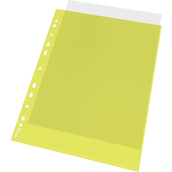 ⁨Koszulka krystaliczna A4 (10szt) ESSELTE żółta 47201⁩ w sklepie Wasserman.eu