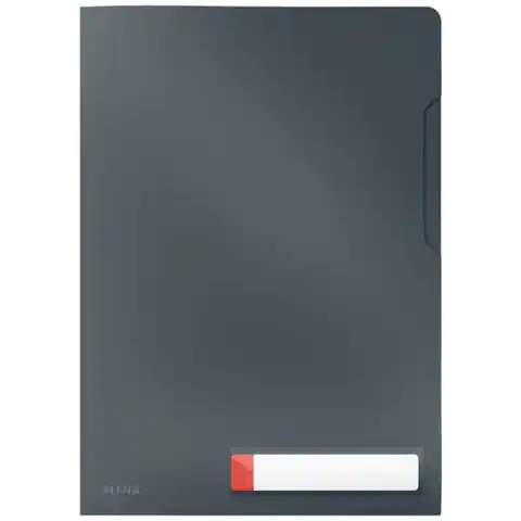 ⁨A4 folder with label pocket, grey 47080089 LEITZ⁩ at Wasserman.eu
