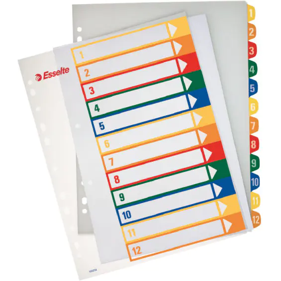 ⁨Plastic spacers 1-12 for printing 100214 ESSELTE⁩ at Wasserman.eu