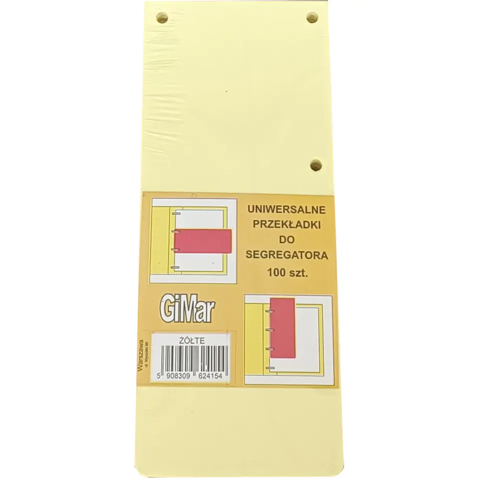 ⁨Spacers 98*240 narrow (100) yellow GIMAR⁩ at Wasserman.eu