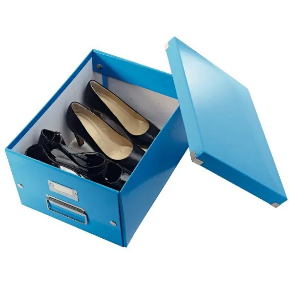 ⁨Storage Box Click&Store A4 WOW blue 200x281x370mm 60440036 LEITZ⁩ at Wasserman.eu