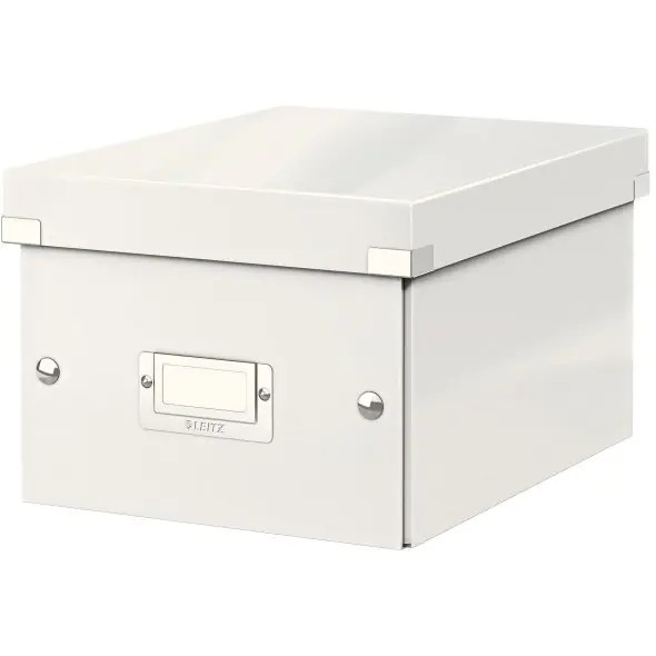 ⁨Storage box Click&Store A5 white 160x220x282mm 60430001 LEITZ⁩ at Wasserman.eu