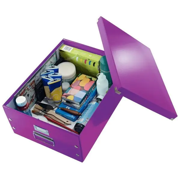 ⁨LEITZ Click & Store Box A3 purple 60450062⁩ at Wasserman.eu