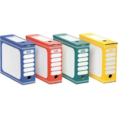 ⁨Karton archiwizacyjny TRIC niebieski 9,5cm ELBA 100552629⁩ w sklepie Wasserman.eu