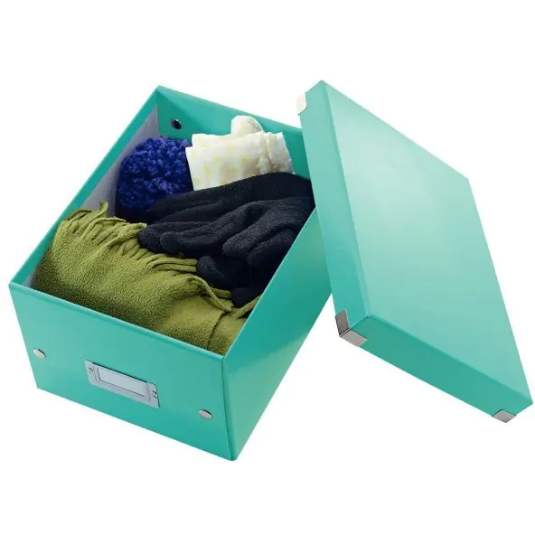 ⁨Storage box Click&Store A5 turquoise 160x220x282mm 60430051 LEITZ⁩ at Wasserman.eu