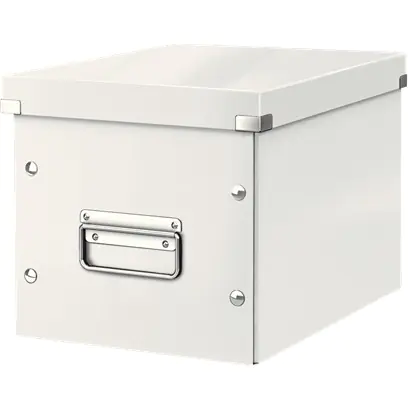 ⁨Pudło uniwersalne Click&Store rozmiar M białe 240x260x260mm 61090001 LEITZ WOW⁩ w sklepie Wasserman.eu