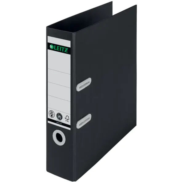 ⁨Binder 180 Recycle A4 80mm, black 10180095⁩ at Wasserman.eu