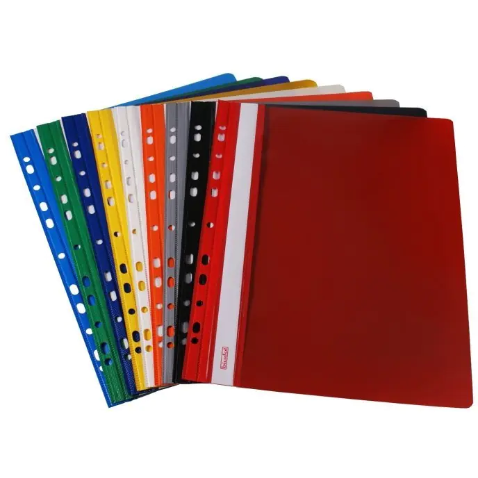 ⁨Skoroszyt twardy zawieszany A4 SH-01-05 czarny (10sztuk) BIURFOL⁩ w sklepie Wasserman.eu