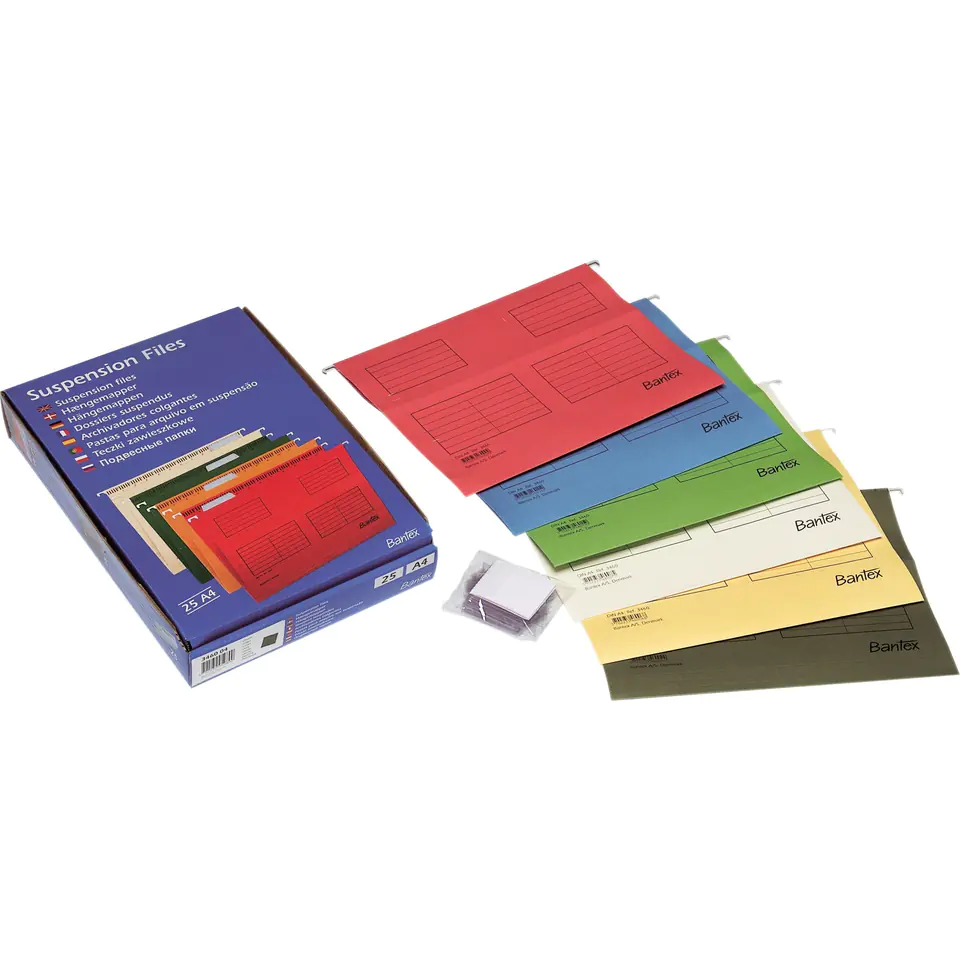 ⁨Teczka wisząca STANDARD żółta BANTEX 100331433⁩ w sklepie Wasserman.eu