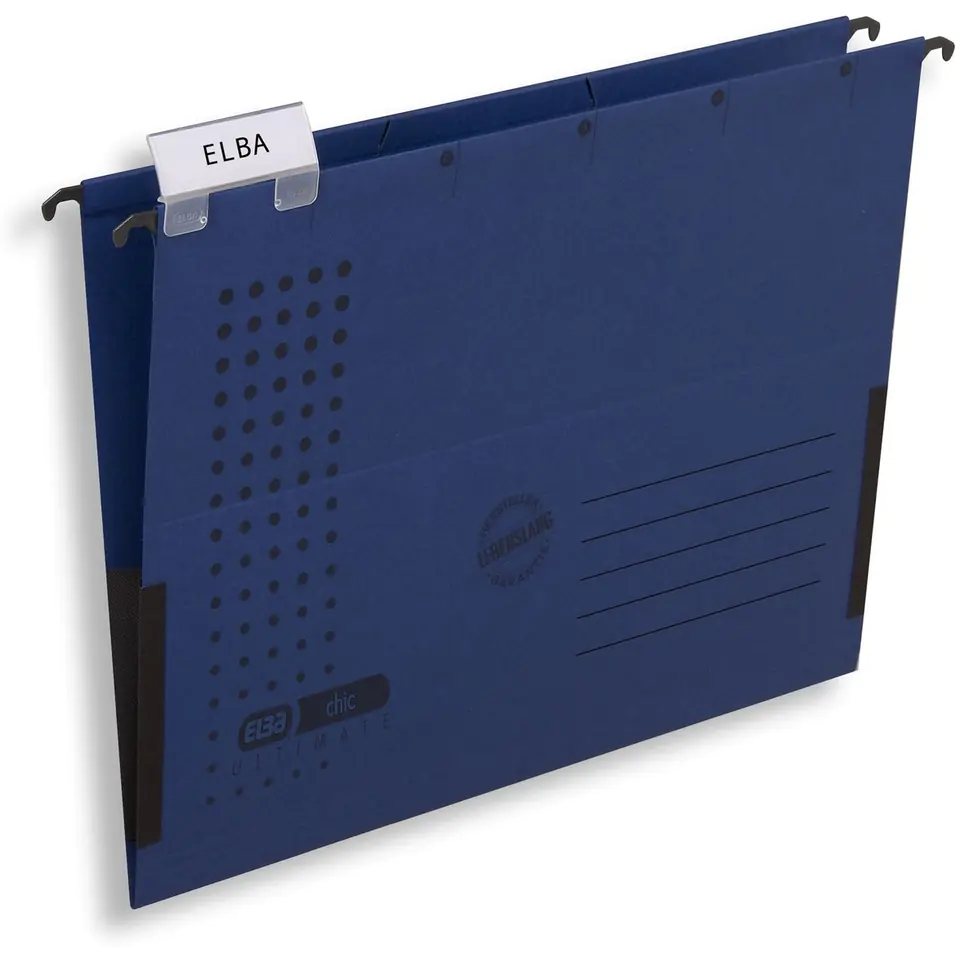 ⁨Hanging folder CHIC with canvas sides navy blue⁩ at Wasserman.eu