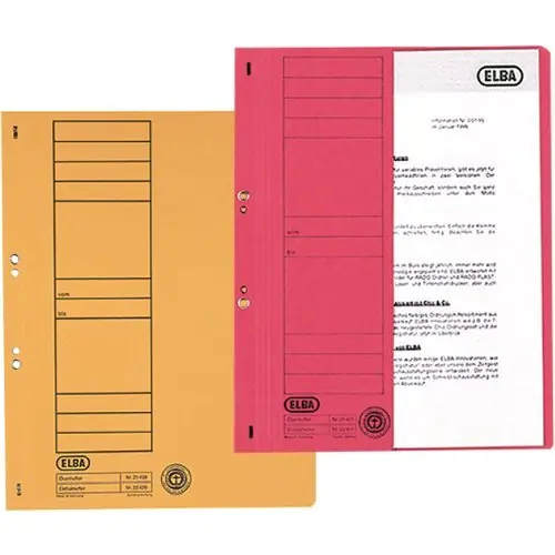 ⁨Skoroszyt oczkowy 1/2A4 21451RO czerwony 100551882 ELBA⁩ w sklepie Wasserman.eu