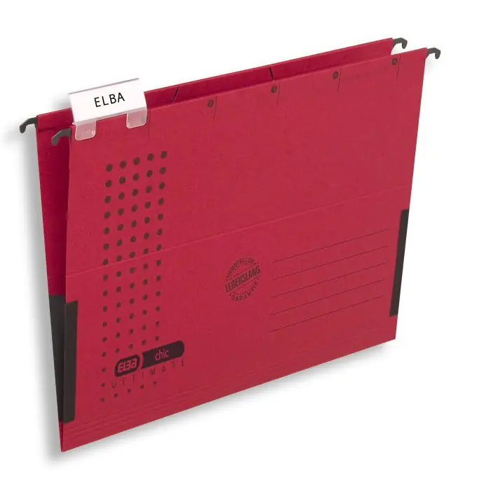 ⁨Hanging folder with CHIC sides red 100552105 ELBA⁩ at Wasserman.eu