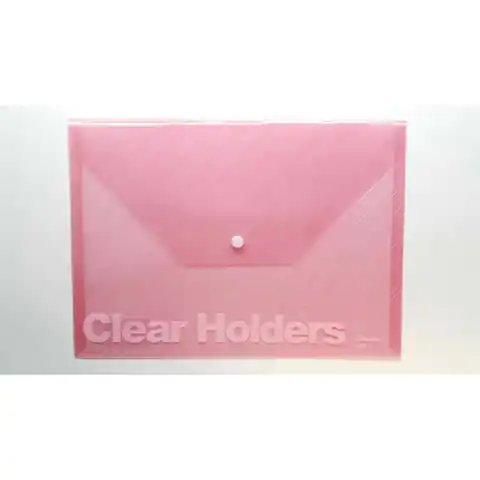 ⁨Envelope folder A4 transparent C330 pink 0410-0016-13 Panta Plast⁩ at Wasserman.eu