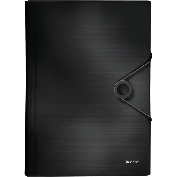 ⁨Folder with compartments PP LEITZ SOLID black 45791095⁩ at Wasserman.eu