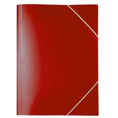 ⁨Briefcase A4 with rubber band wide red TG-02-01 BIURFOL⁩ at Wasserman.eu