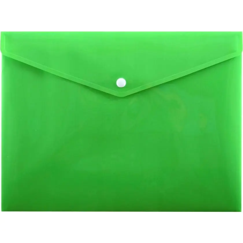 ⁨Envelope folder with snap green A4 PP-113 TT7594 PENMATE⁩ at Wasserman.eu