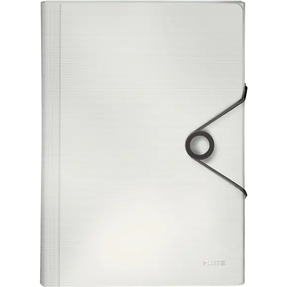 ⁨Folder with compartments PP LEITZ SOLID white 45791001⁩ at Wasserman.eu