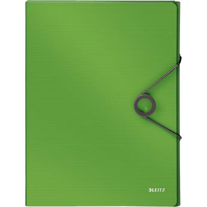 ⁨Briefcase with elastic band PP LEITZ SOLID 30mm light green 45681050⁩ at Wasserman.eu