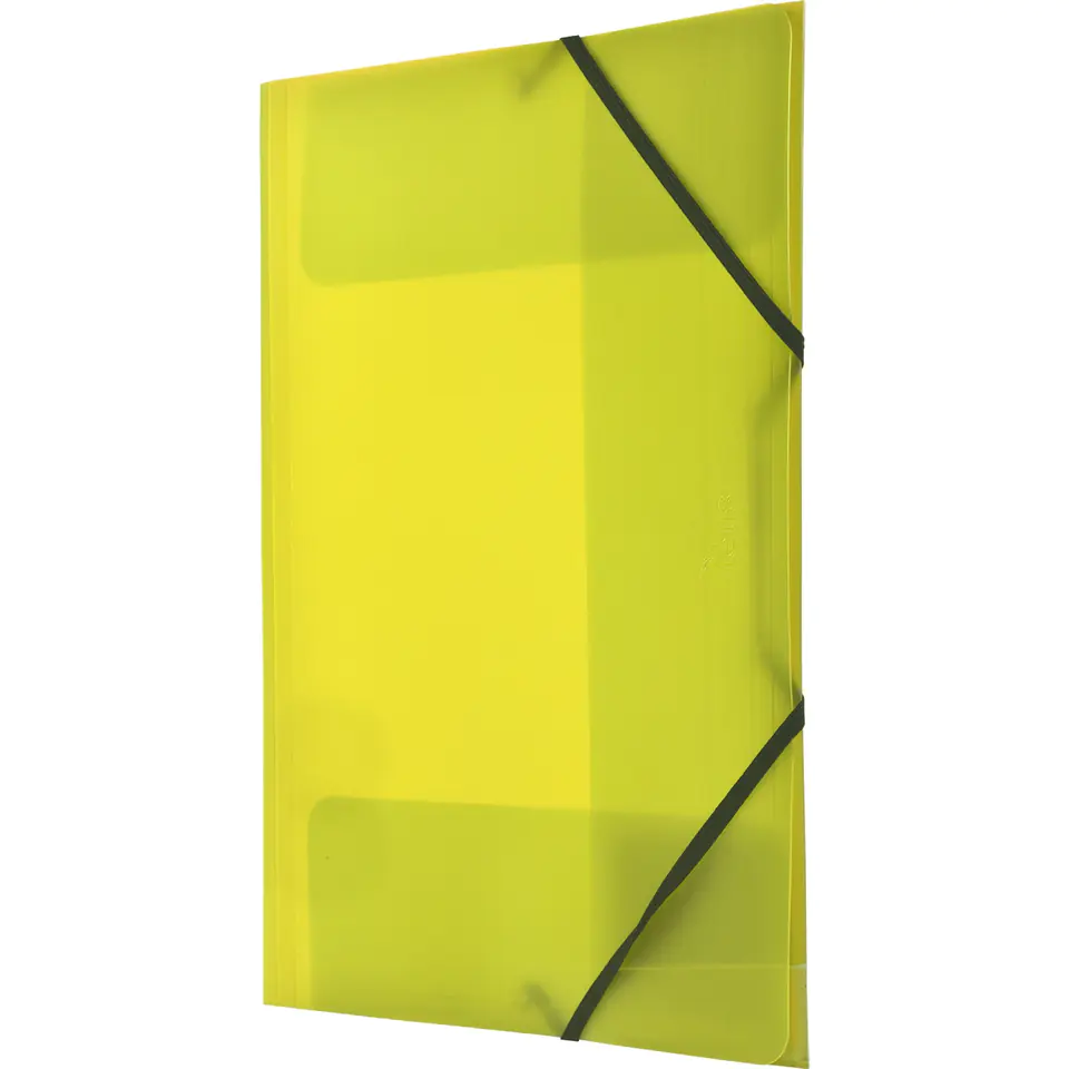 ⁨Folder with elastic on the corners A4 PP yellow BT624-Y TETIS⁩ at Wasserman.eu