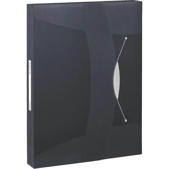⁨Briefcase with elastic band ESSELTE VIVIDA 40mm black 624049⁩ at Wasserman.eu