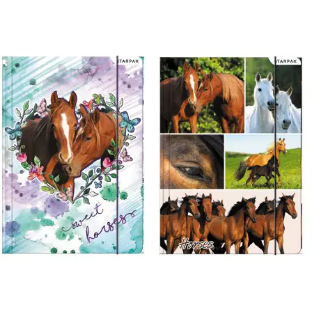 ⁨Teczka z gumką A4 STK SWEET HORSES 298952 STARPAK⁩ w sklepie Wasserman.eu