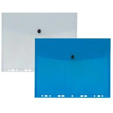 ⁨Hanging envelope folder A5 blue transparent TP-12 BIURFOL⁩ at Wasserman.eu