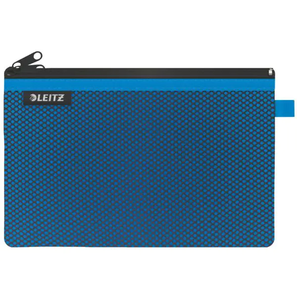 ⁨Leitz WOW two-compartment zippered shirt, size L, blue 40130036⁩ at Wasserman.eu