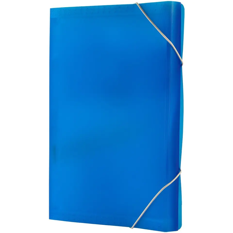 ⁨Briefcase A4 harm. PP 13compartment with elastic band/corners blue BT621-N TETIS⁩ at Wasserman.eu