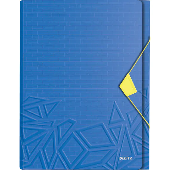 ⁨Folder with compartments Leitz Urban Chic, PP, A4, holds 250 sheets, blue 39970032⁩ at Wasserman.eu