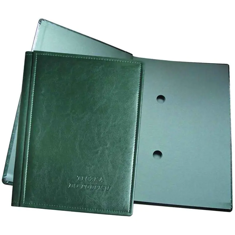 ⁨Leather-like signature folder 10k. 1824-920-038/040 WARTA⁩ at Wasserman.eu