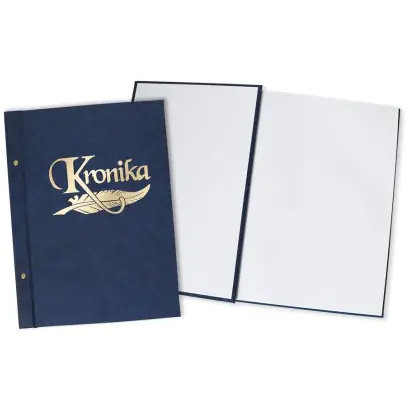 ⁨Kronika A3 310x420 pionowa granatowa złocona 319-078 WARTA⁩ w sklepie Wasserman.eu