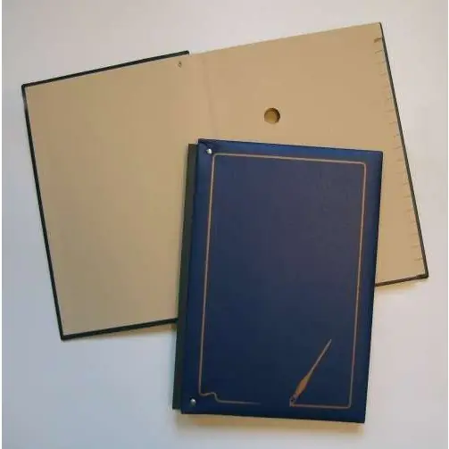 ⁨Signature folder 20k navy blue WARTA 920-009 spine harmo.registry⁩ at Wasserman.eu
