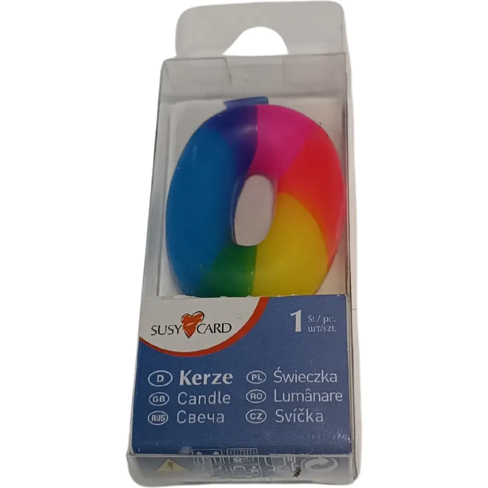 ⁨Jubilee candle colorful mini digit 0, 0011348216⁩ at Wasserman.eu