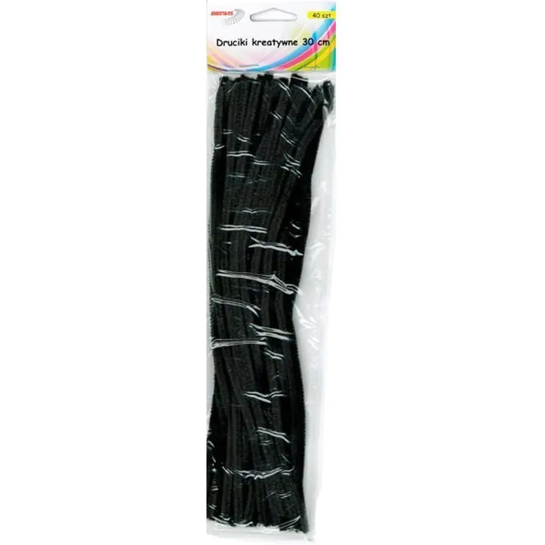 ⁨Druciki kreatywne dr13 czarne 30cm(40) BREWIS⁩ w sklepie Wasserman.eu