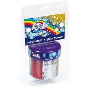 ⁨Loose glitter FIORELLO GR-B60 6 colors x60g in a jar 170-2234⁩ at Wasserman.eu