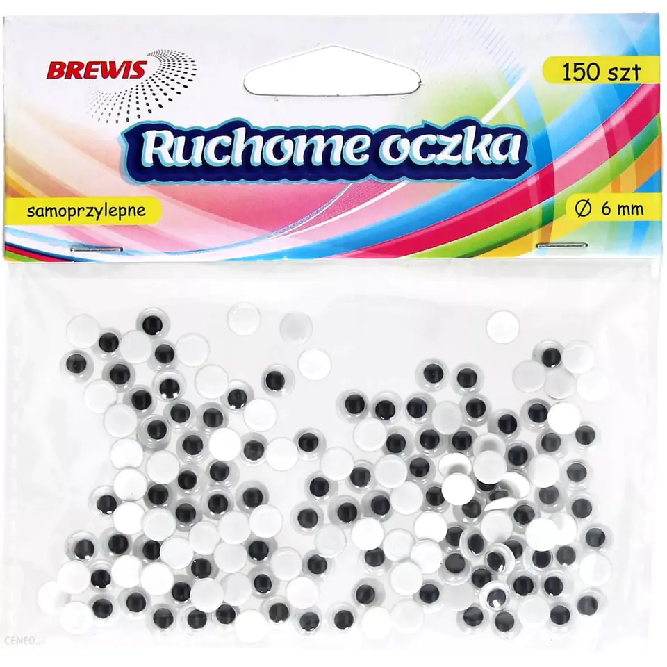 ⁨Oczka ruchome okrągłe 6mm (150) RO1 680365 BREWIS⁩ w sklepie Wasserman.eu