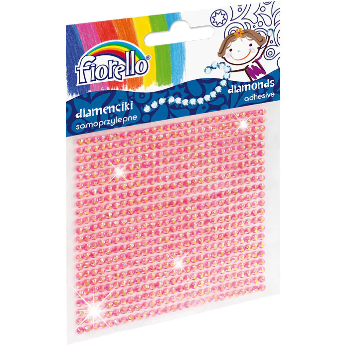 ⁨Self-adhesive diamonds pink GR-DS040 170-2395 FIORELLO⁩ at Wasserman.eu