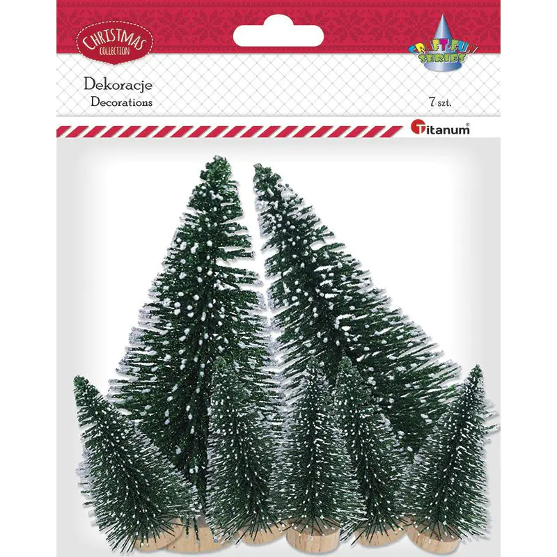 ⁨Christmas trees mix 7 pcs. 463768 TITANUM⁩ at Wasserman.eu