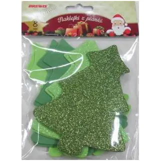 ⁨Foam Christmas trees 8pcs. 16.5 cm PVX06 BREWIS⁩ at Wasserman.eu