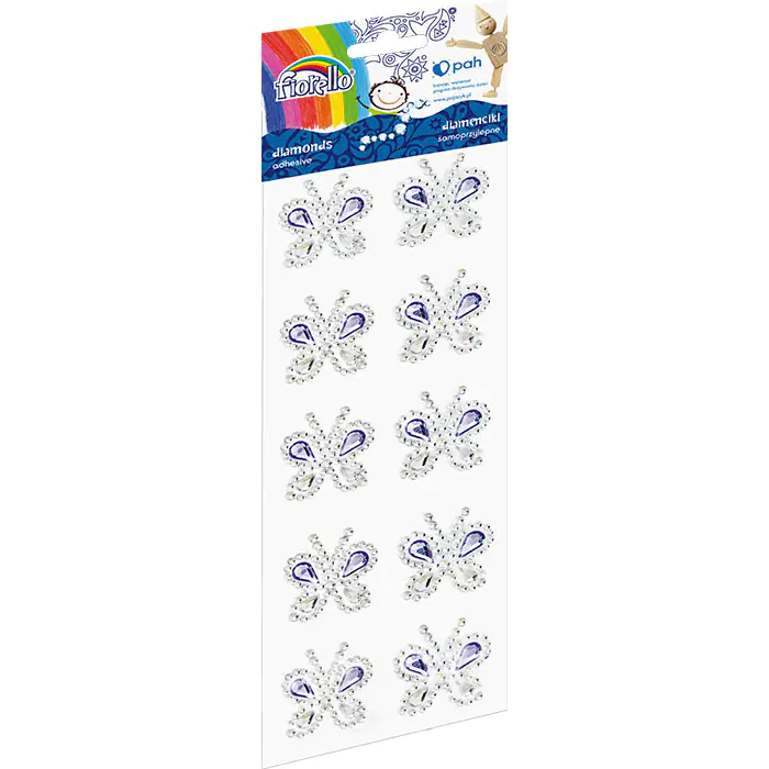 ⁨Self-adhesive diamonds BUTTERFLIES Fiorello GR-DS089 170-2475⁩ at Wasserman.eu