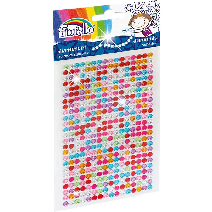 ⁨Adhesive diamonds mix colour GR-DS041 170-2396 FIORELLO⁩ at Wasserman.eu