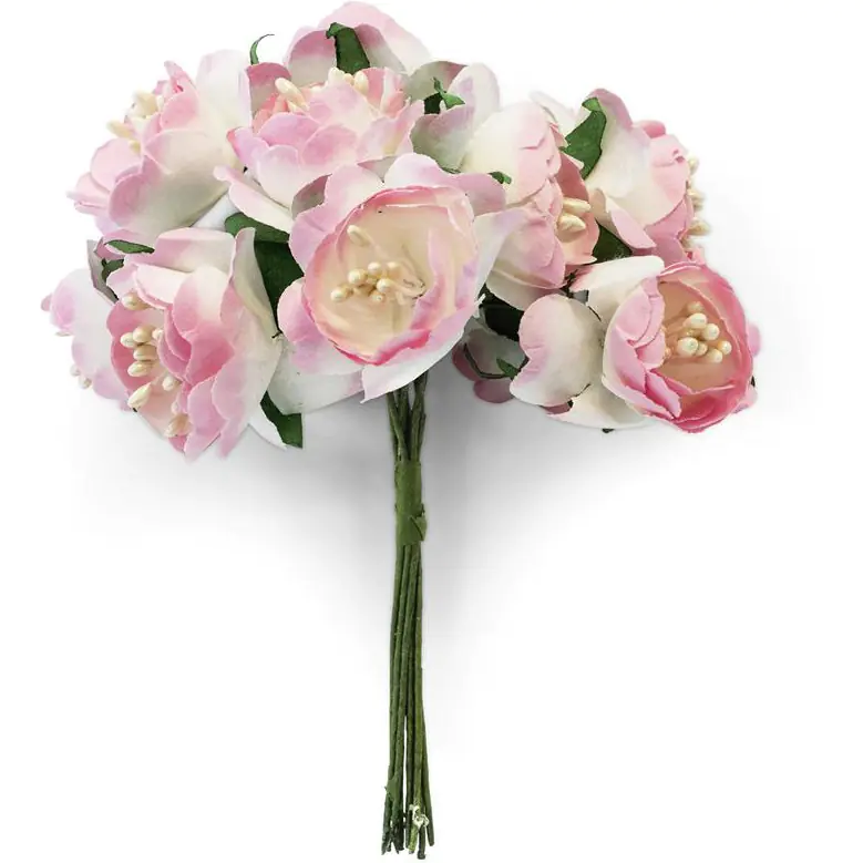 ⁨Paper flowers bouquet PEONY pink (10) 252028 Paper Gallery⁩ at Wasserman.eu