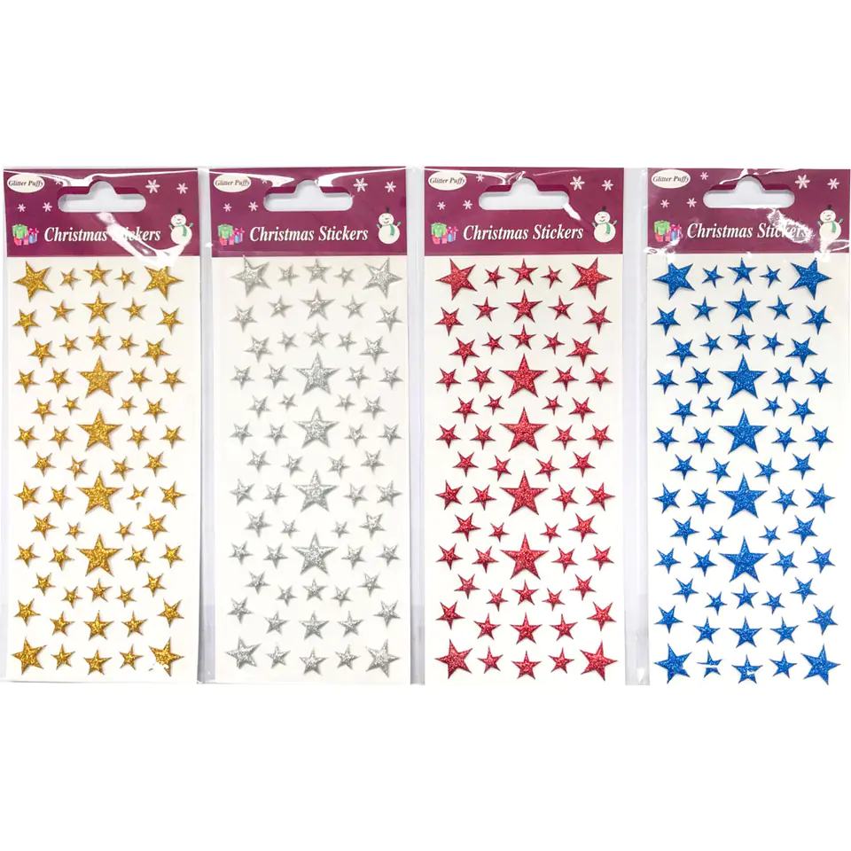 ⁨Christmas stickers STARS NKX-3533⁩ at Wasserman.eu