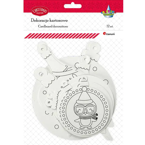 ⁨Dekoracje papierowe 12 szt 412630 TITANUM⁩ w sklepie Wasserman.eu