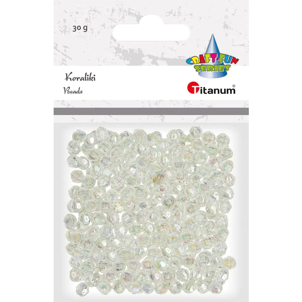 ⁨White beads 6mm 30g. 390752⁩ at Wasserman.eu