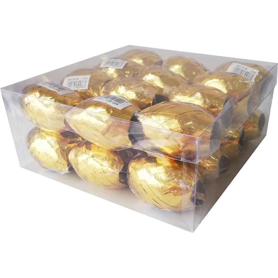 ⁨Ribbon "egg" 5mm x 10m gold (24) WST-10-ZŁ ALIGA⁩ at Wasserman.eu