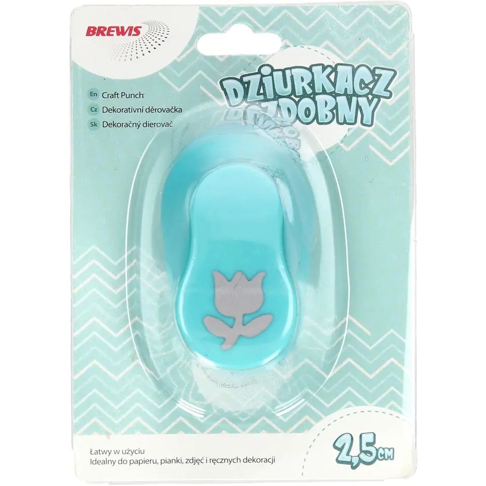 ⁨Dziurkacz ozdobny 2,5 cm TULIPAN D25-31 BREWIS⁩ w sklepie Wasserman.eu