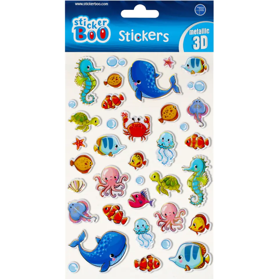 ⁨Stickers 140x260 S-BOO MET3D FISH 493714⁩ at Wasserman.eu