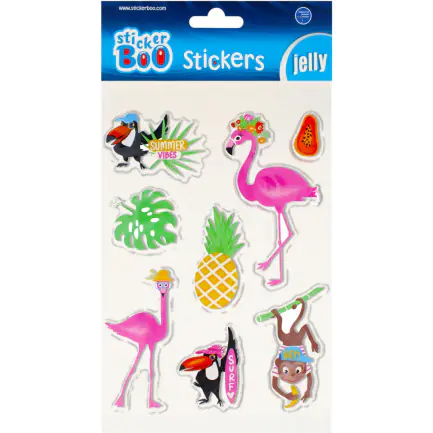 ⁨Stickers 150x260 S-BOO JELLY FLAMINGOS 493724⁩ at Wasserman.eu