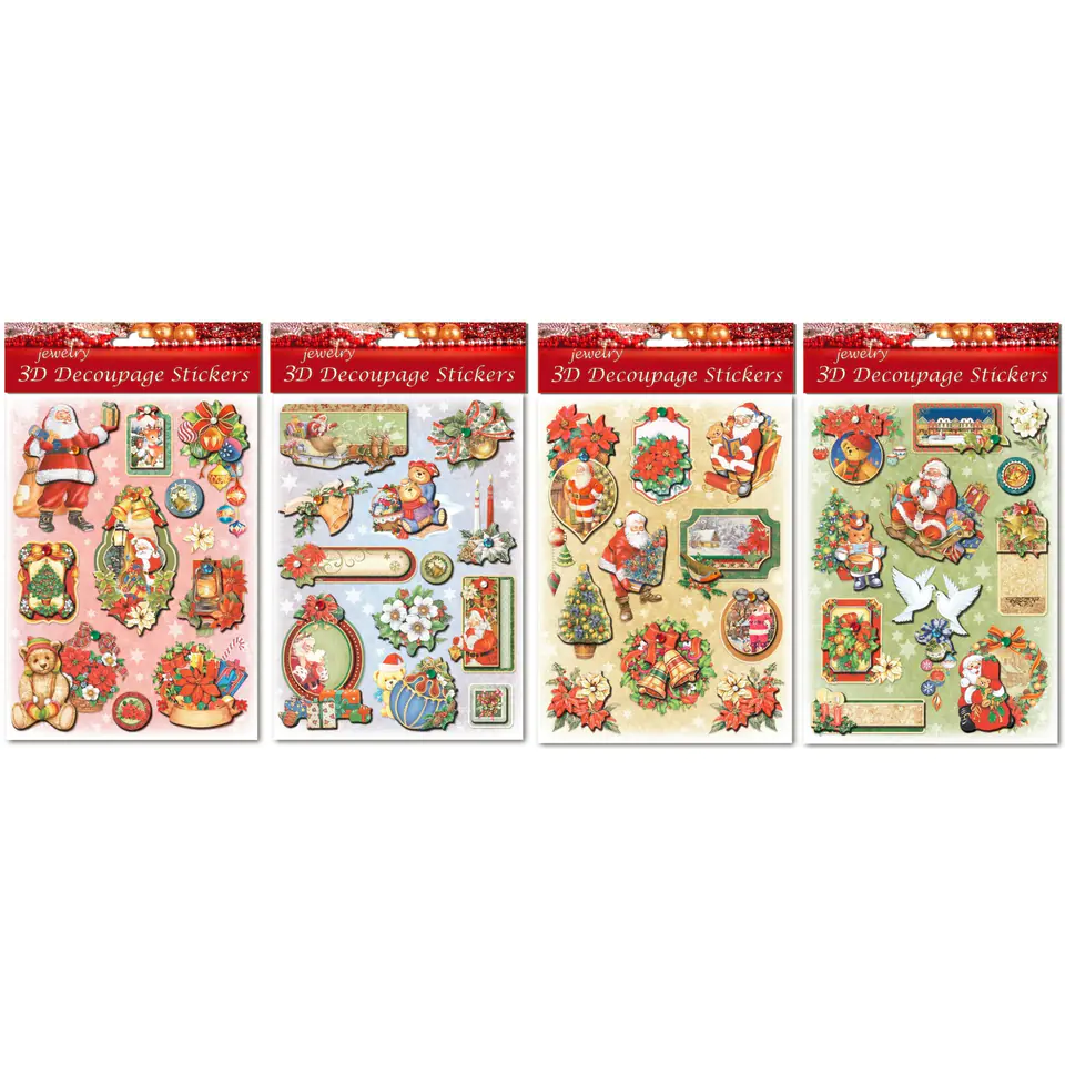 ⁨Decoupage stickers 3D Christmas NKX-5799 ALIGA⁩ at Wasserman.eu